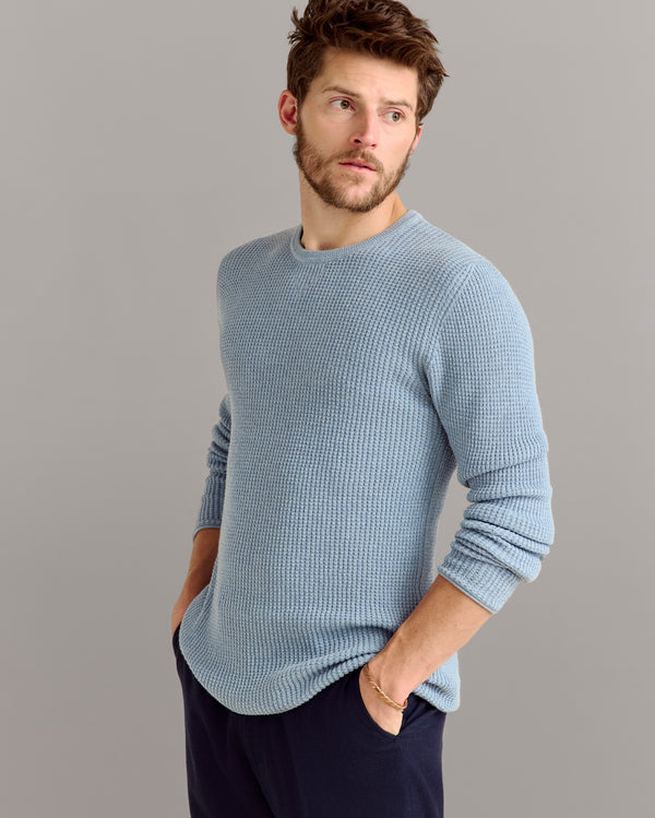 Billy Reid Mini Waffle Crew – Billy Reid