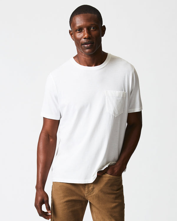 Billy Reid Organic Pima Cotton Washed Tee