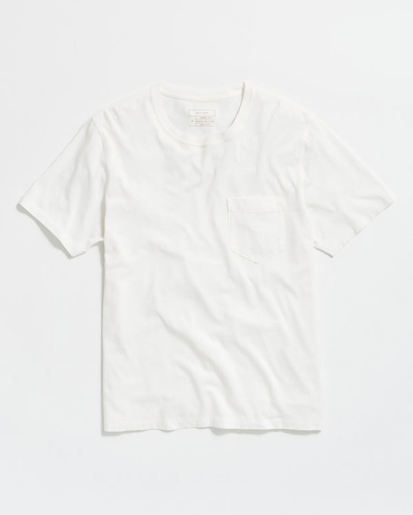 billy reid Organic Pima Cotton Washed Tee