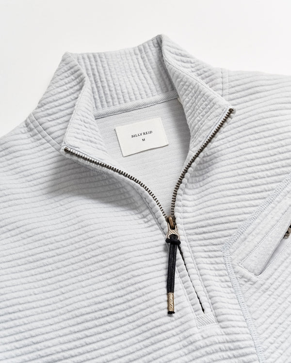 Billy Reid Quilted Half Zip By Billy Reid