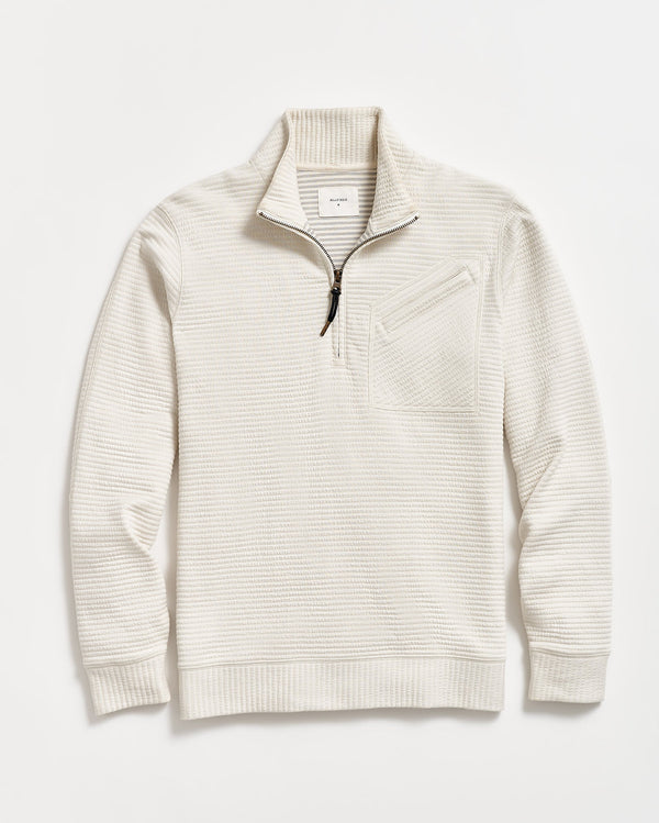 billy reid Quilted Half Zip