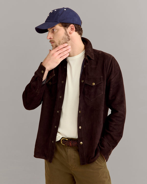 Billy Reid Savoy Suede Workshirt