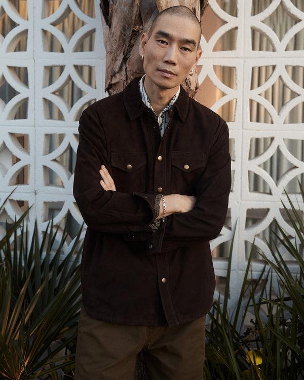Billy Reid Savoy Suede Workshirt