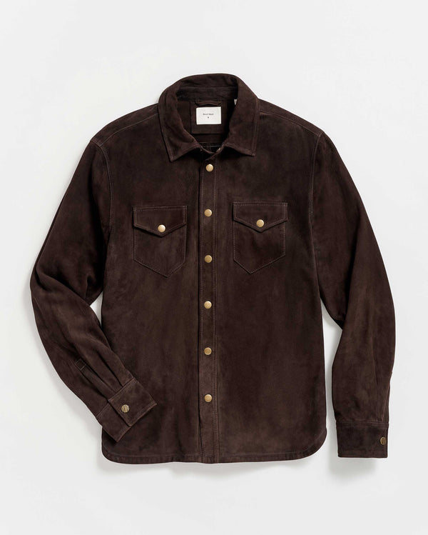 billy reid Savoy Suede Workshirt