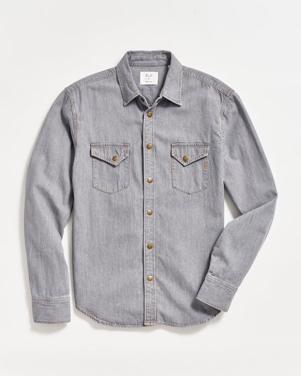 billy reid Shoals Denim Shirt