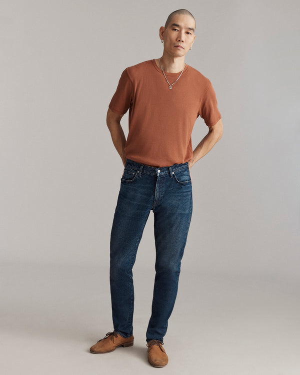 Billy Reid Short Sleeve Rib Crew – Billy Reid