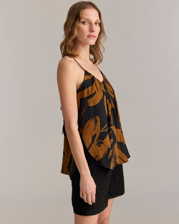 Billy Reid Silk Brush Stroke Floral Cami