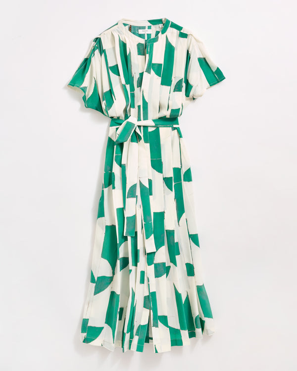 billy reid Silk Deco Knife Pleat Dress – Billy Reid