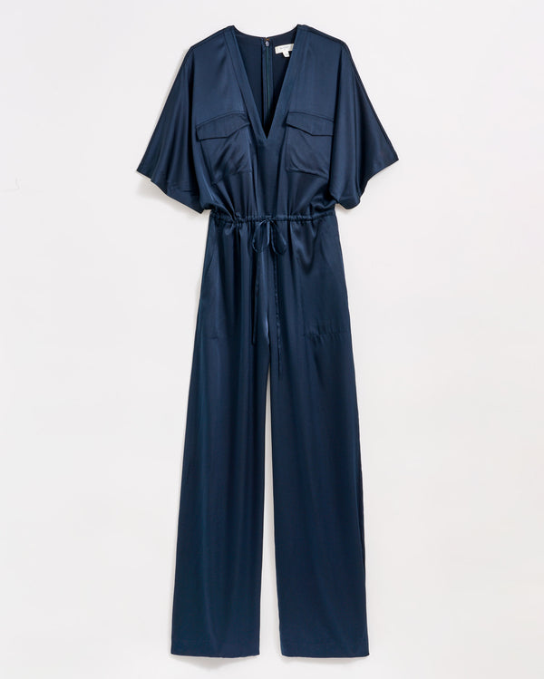 billy reid Silk Jumpsuit – Billy Reid