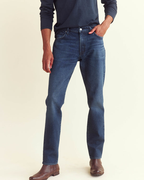 Billy Reid Slim Straight Indigo Jeans