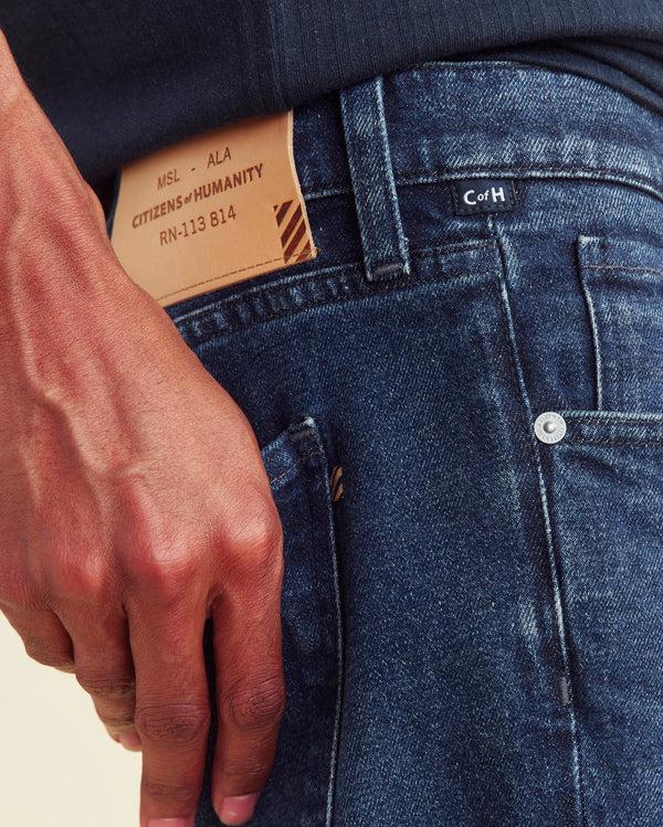 Billy Reid Slim Straight Indigo Jeans