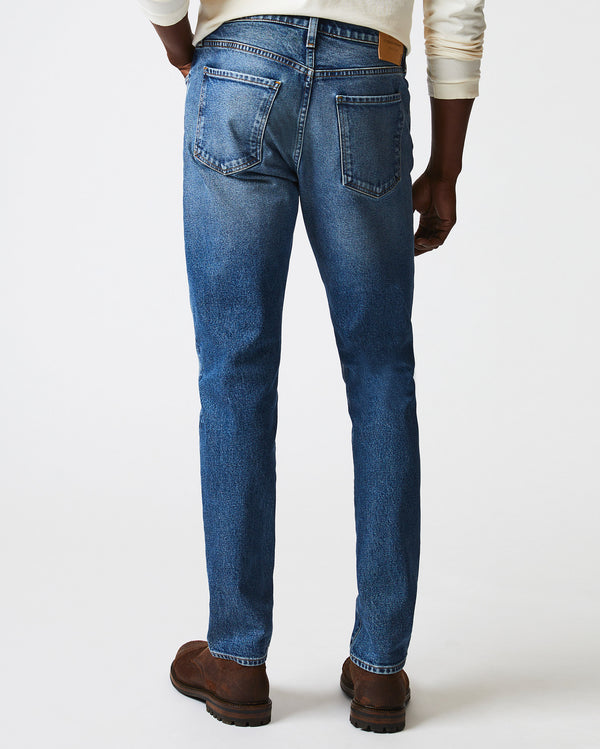 Billy Reid Slim Straight Indigo Jeans