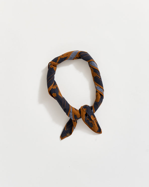 Billy Reid Soft Cotton Pelican Pattern Bandana