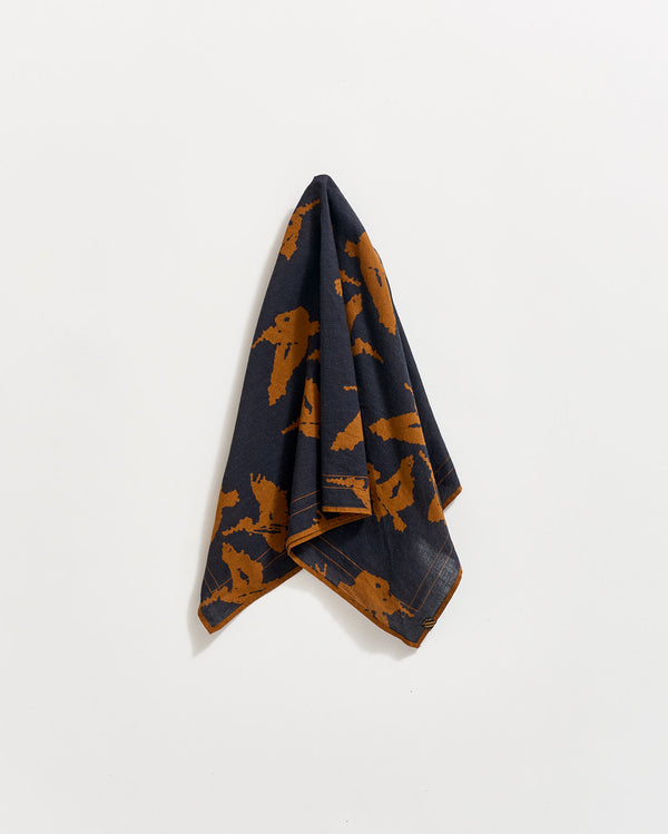 Billy Reid Soft Cotton Pelican Pattern Bandana