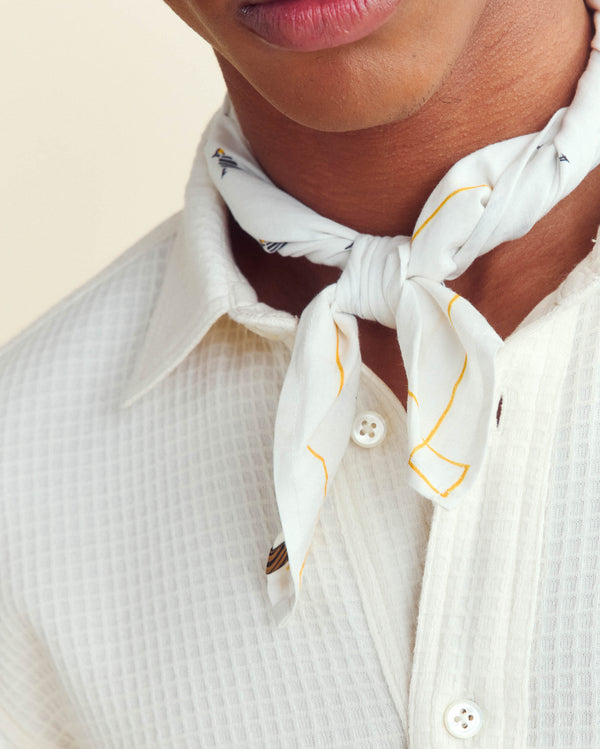 Billy Reid Soft Cotton Yellowhammer Bandana
