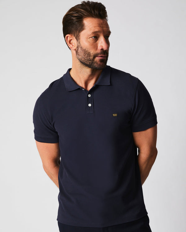 Billy Reid Soft Pique Polo