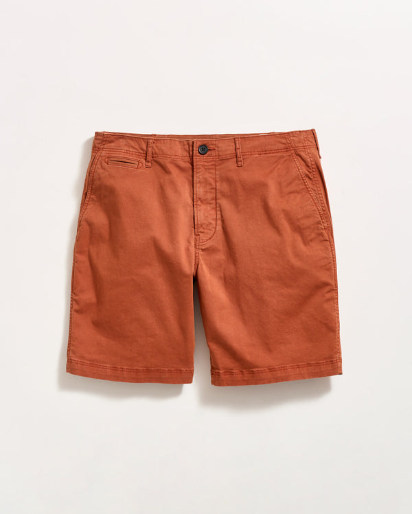 billy reid Spice Brown Chino Shorts