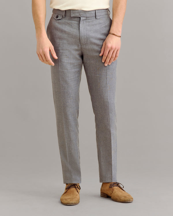 Billy Reid Textured Flat Front Trouser – Billy Reid