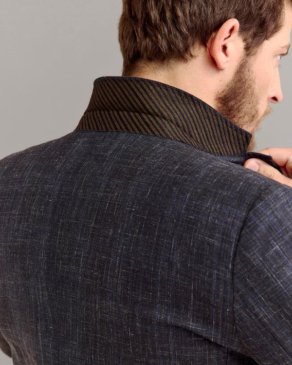 Billy Reid Virgin Wool Linen Blend Jacket