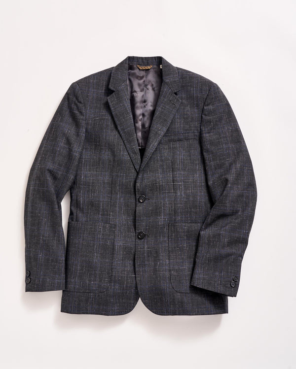 billy reid Virgin Wool Linen Blend Jacket