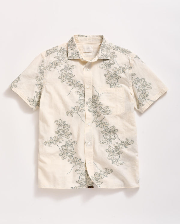 billy reid Watercolor Lily Jacquard Treme Shirt