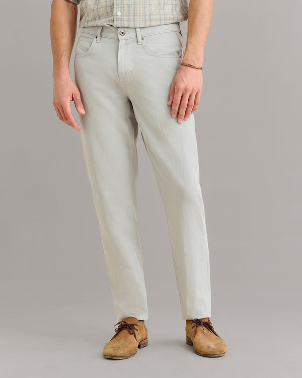 Billy Reid Cotton Linen 5 Pocket Pant - Comfortable And Breathable – Billy Reid
