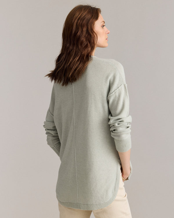 Billy Reid Cotton Linen Shirttail Sweater – Billy Reid