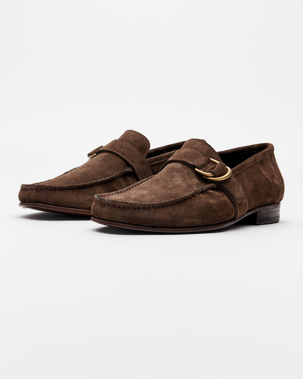 billy reid D-Ring Loafer - Handcrafted Italian Suede Driving Shoe – Billy Reid