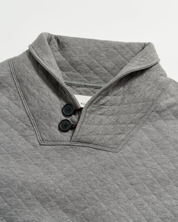 Billy Reid Diamond Quilt Shawl - Versatile Layering Piece With Suede Elbow Patches – Billy Reid