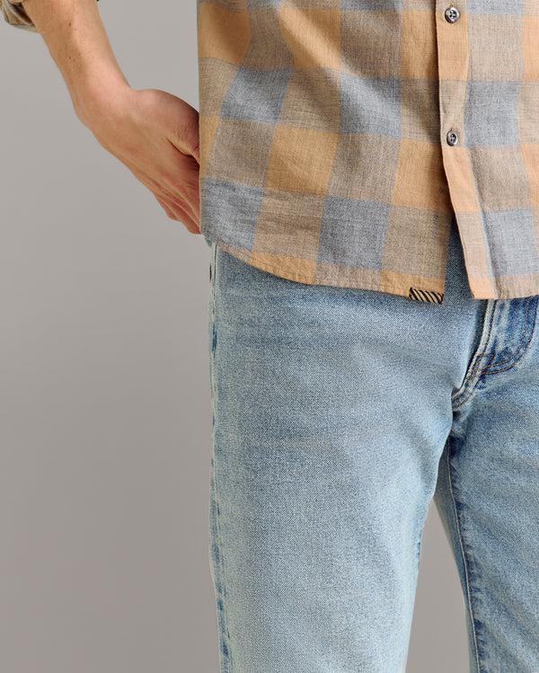 Billy Reid Large Scale Melange Gingham Pickwick Shirt – Billy Reid