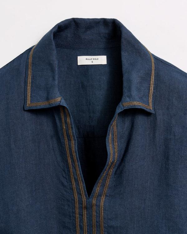 Billy Reid Linen Chainstitch Tunic Dress – Billy Reid