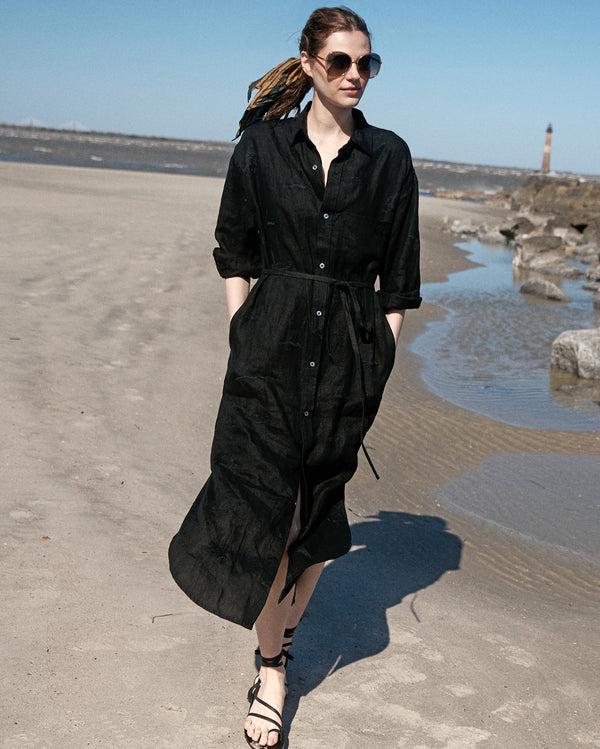 Billy Reid Linen Pelican Maxi Shirt Dress – Billy Reid
