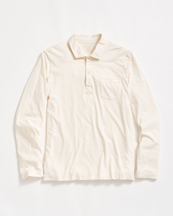 billy reid Long Sleeve Pensacola Polo - Ultra-Soft Organic Pima Cotton – Billy Reid