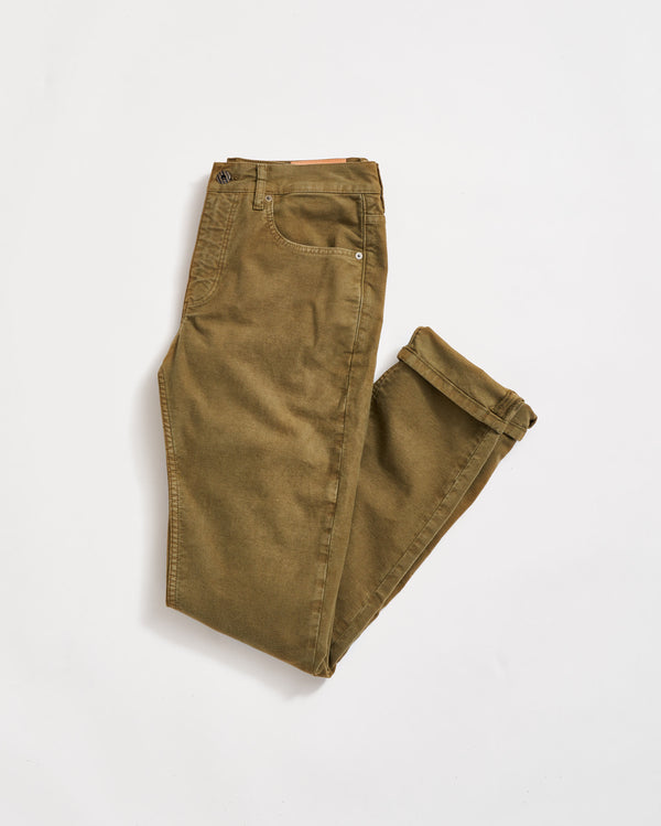 Billy Reid Medium-Weight Moleskin Jeans With Stretch