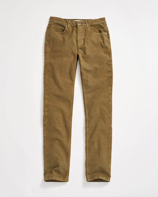 billy reid Medium-Weight Moleskin Jeans with Stretch