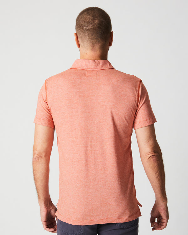 Billy Reid Men's Stripe Pensacola Polo Shirt - Organic Cotton Classic Fitted Fit. – Billy Reid