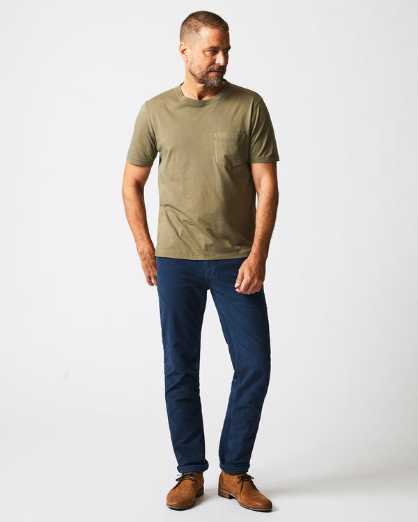 Billy Reid Men's Washed- Ultra-Soft Organic Pima Cotton Pocket Short Sleeve Tee – Billy Reid