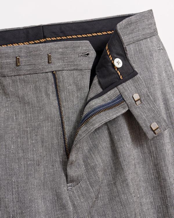 Billy Reid Micro Herringbone Edwin Trouser – Billy Reid