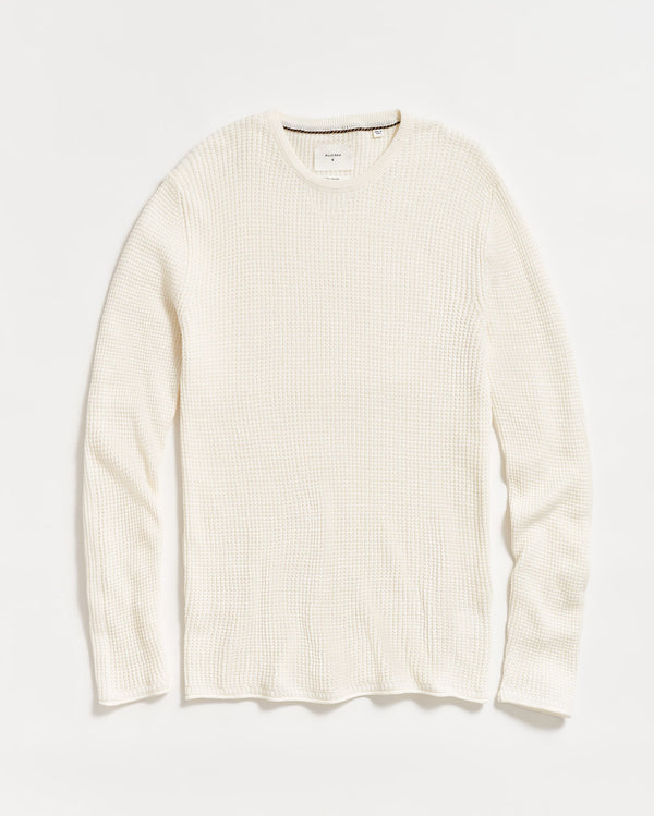 billy reid Mini Waffle Crew - Ultra-Soft Cotton-Cashmere Sweater – Billy Reid