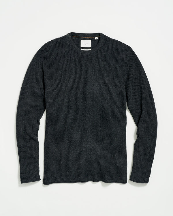 billy reid Mini Waffle Crew - Ultra-Soft Cotton-Cashmere Sweater – Billy Reid