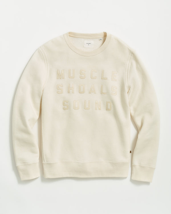 billy reid Muscle Shoals Sound Crew Sweatshirt - Support Music Foundation – Billy Reid