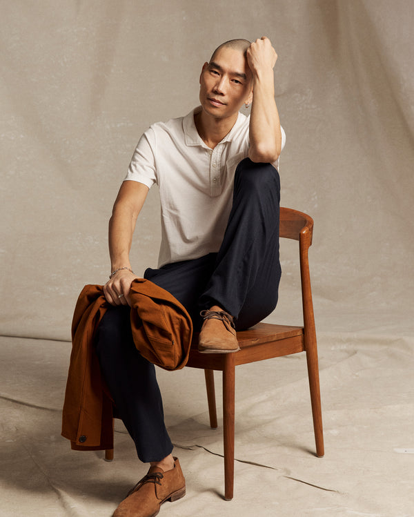 Billy Reid Pensacola Polo - Billy Reid's Signature Lived-In Look