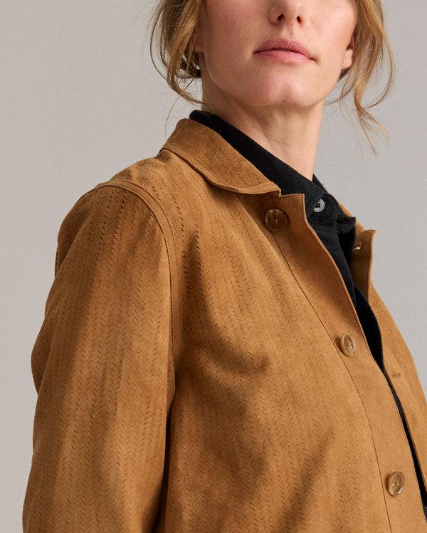 Billy Reid Perforated Suede Driving Jacket – Billy Reid