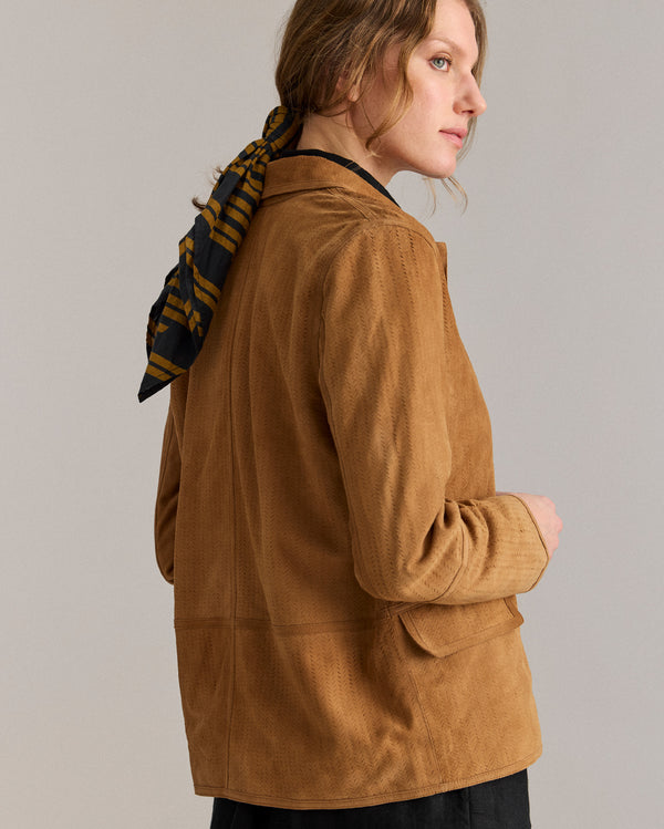 Billy Reid Perforated Suede Driving Jacket – Billy Reid