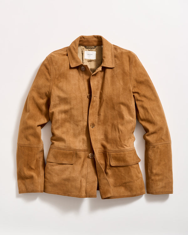 billy reid Perforated Suede Driving Jacket – Billy Reid