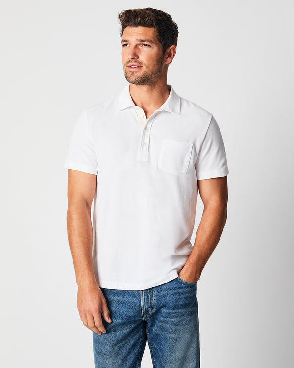 Billy Reid Pique Pensacola Polo - Ultra-Soft Pima Cotton Year-Round Essential – Billy Reid
