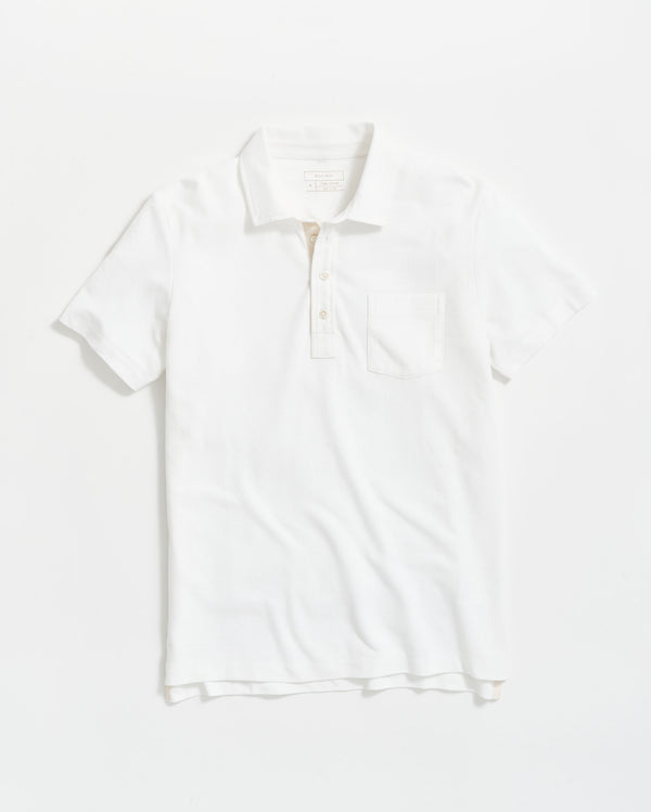 billy reid Pique Pensacola Polo - Ultra-Soft Pima Cotton Year-Round Essential – Billy Reid