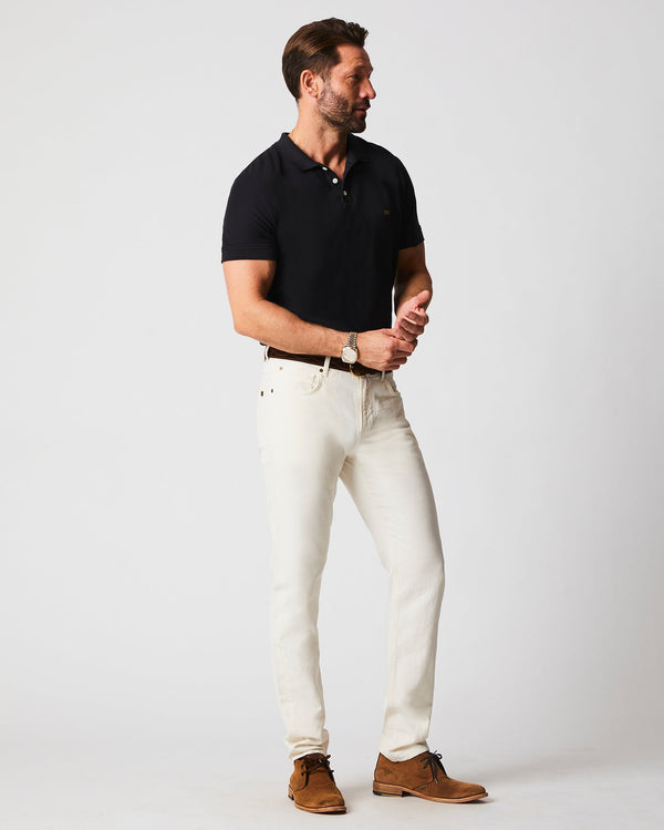 Billy Reid Pique Polo - Ultra-Soft Pima Cotton Ribbed Sleeves & Collar – Billy Reid
