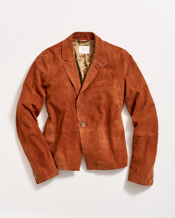 billy reid Raw Edge Suede Cropped Jacket – Billy Reid