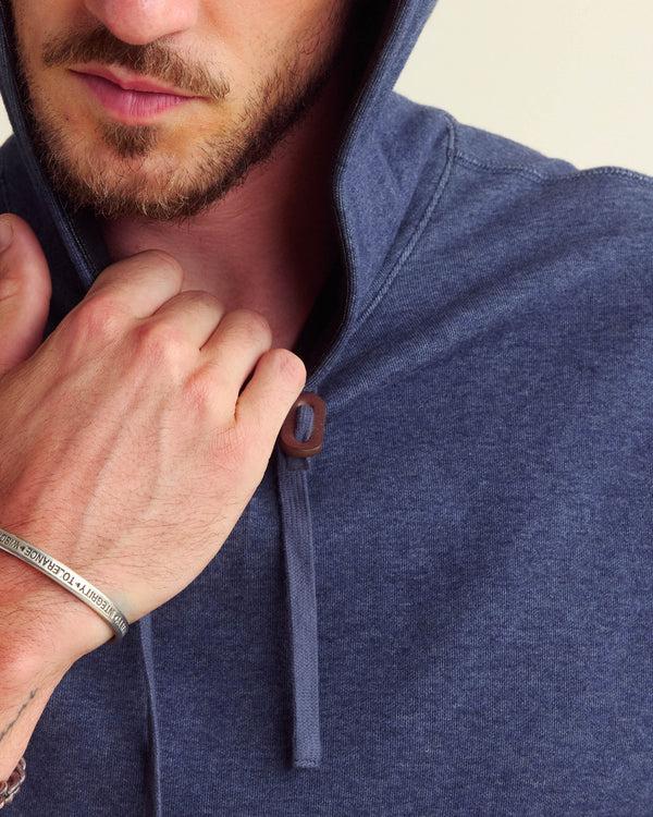 Billy Reid Rib Hoodie Pullover - Mid-Weight Knit With Signature Billy Reid Details